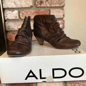 Brown Ankle Boots- size 8